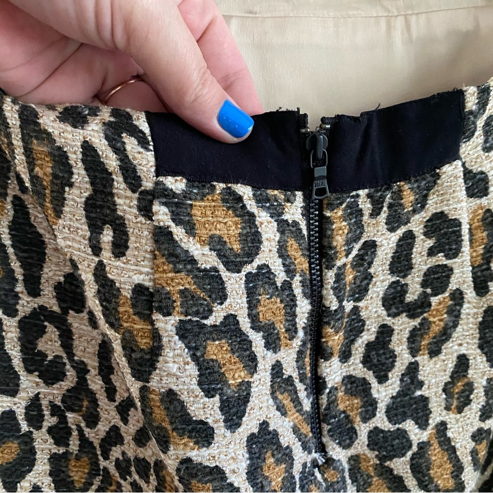 Alice & Olivia Leopard Print Coco Cutout Mini Dress 4 - Picture 9 of 16